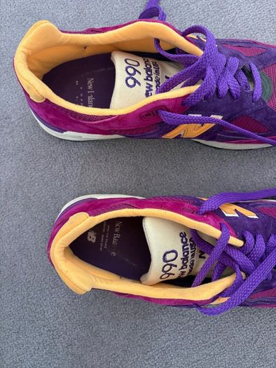 Rare Genuine New Balance 'Lakers' M990PY2 Mens Shoes EU 45