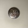 1893 Queen Victoria Silver Crown  Veiled Head   St. George & Dragon Design Image 4