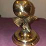 Antique Solid Brass Eagle Ink Well Image 8