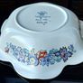 Mason's "Topaz Blue" Scalloped/Ruffled Serving Bowl Image 5
