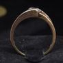 Vintage 9ct Gold Solitaire Ring Fully Hallmarked Dublin Size 51.5 Image 5