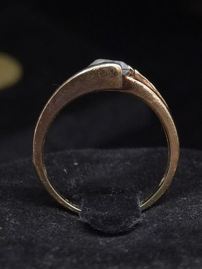Vintage 9ct Gold Solitaire Ring Fully Hallmarked Dublin Size 51.5