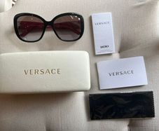 Versace Pink Oversized Sunglasses - Authentic - With Case