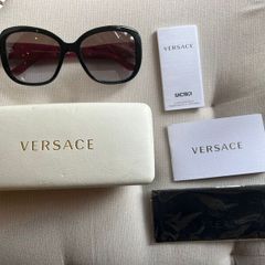 Versace Pink Oversized Sunglasses - Authentic - With Case