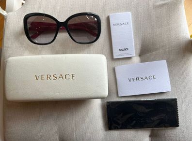 Versace Pink Oversized Sunglasses - Authentic - With Case
