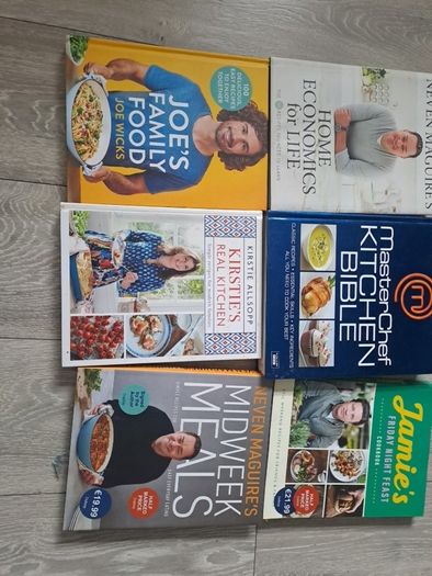 Selection of cook books