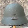 Original WW2 Hungarian M35/38 Steel Helmet. Finnish Postwar Refurb. Size 66. Complete. Militaria Image 7