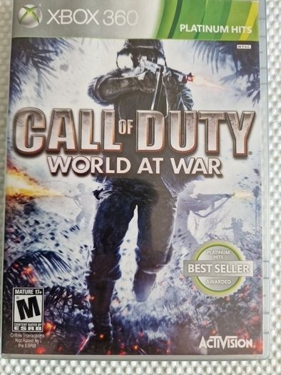 NTSC version Call of Duty World at War Xbox360 Games Original