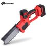 BRAND NEW 8in Electric Saw Chainsaw Mini Wood Cutters Bracket Motor For 18V Battery 500r/Min Chain Power Tool Image 3