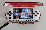 PSP 1004 White Modded 2 Original Batteries 64gb original charger