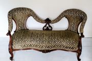 19th century carved mahogany sofa
