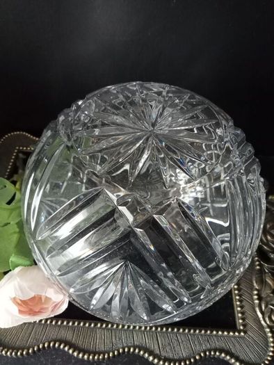 High quality 24%lead crystal Rose Bowl