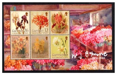 2005 Guernsey Birth Centenary of William J Caparne Commemorative Stamps Miniature Sheet Mint Never Hinged (MNH)