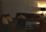 Sofas Two 3 seater Brown Suedette recliners