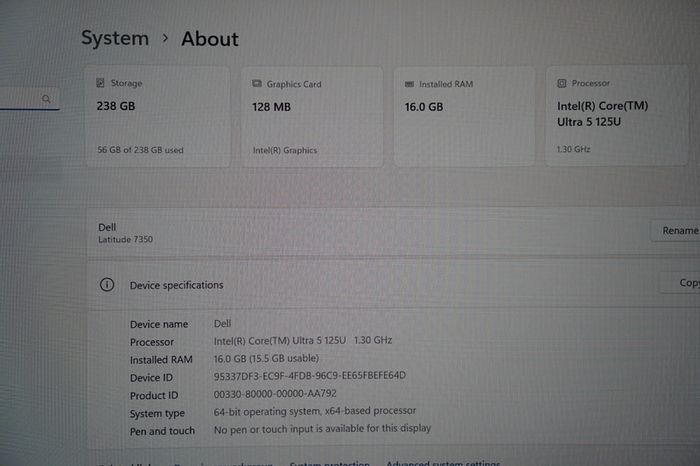 New Dell Latitude 7350 | Core Ultra 5 125U | 16GB | 256GB