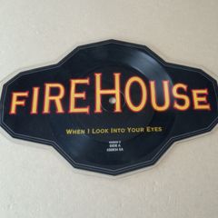 Firehouse shaped picture disc Hair Metal