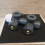 EMKE Radiator Valve, Valve for Radiators and Towel Dryers, Universal for Angle and Straight Valves, G1/2", Anthracite, 1 Piece Image 2