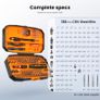 152 in 1 Precision Screwdriver Set Tool Gifts, Christmas Gifts for Men, Tool Kit with Torx Star Phillips Bits, Repair for Electronics,MacBook, Laptop, PC, PS5, iPhone, Glasses, RC, Xbox Image 3