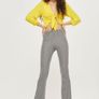 Yellow Crop Top from Topshop Size 8 Image 2