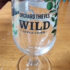 Orchard thieves wild cider glass