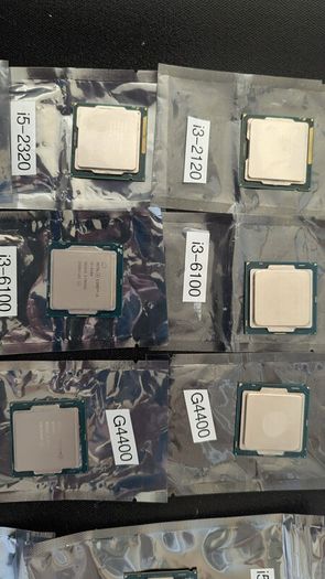 Selection of Intel Core ix/Pentium 1st to 7th generation processors