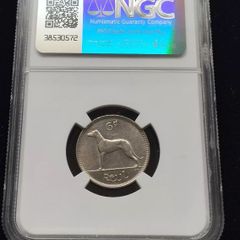 Ireland 1940 | Irish 6p | 6 Pence | Wolfhound | KM.13 | MS 61