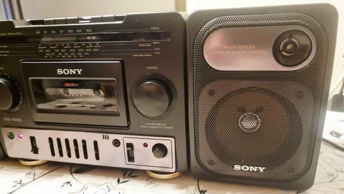 From 1993 Sony CFS 1030L Radio Cassette Recorder.