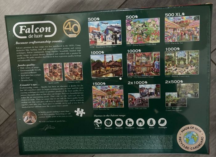 Falcon jigsaw 1000 pieces "The Car Show "brand new unopened