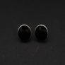 925 Silver Black Onyx Stud Earrings Image 9