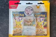 FREE Tracked Shipping. Pokemon 30th Celebration 2 pack Blister