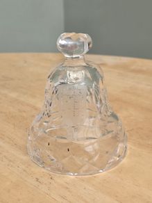 Vintage Waterford Dublin Millennium Crystal Bell