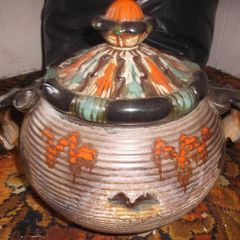 Lovely Vintage Punch Bowl, Heavy Item