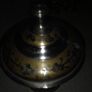 Vintage lovely brass pot and lid 15 cm. tall with lid &10.7cm. wide. Image 7