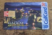 Ireland CallCard "Galway Arts Festival", used, 5/1998, 50 Units - free standard postage