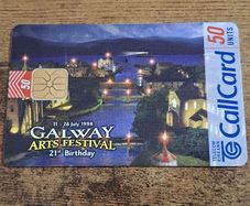 Ireland CallCard "Galway Arts Festival", used, 5/1998, 50 Units - free standard postage