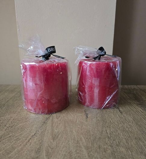 Set of 2 Christmas candles