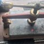 Antique Book  Press Metal and Bronze Solid highest quality working perfectly  Early 1900s  A3 size Image 10