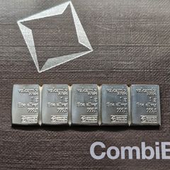 5 x 1 gram Silver Bar's (5 Grams) - Valcambi 999