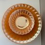 Anchor Hocking Fire King Peach Lustre Serving Bowl and 6 Dishes Image 2