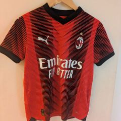 AC Milan 2023 Home kids football jersey shirt 13/14 years