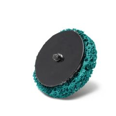 Glass Polish 11155 - Quick-Lock Clean and Strip Disc / 3" 75mm - Green