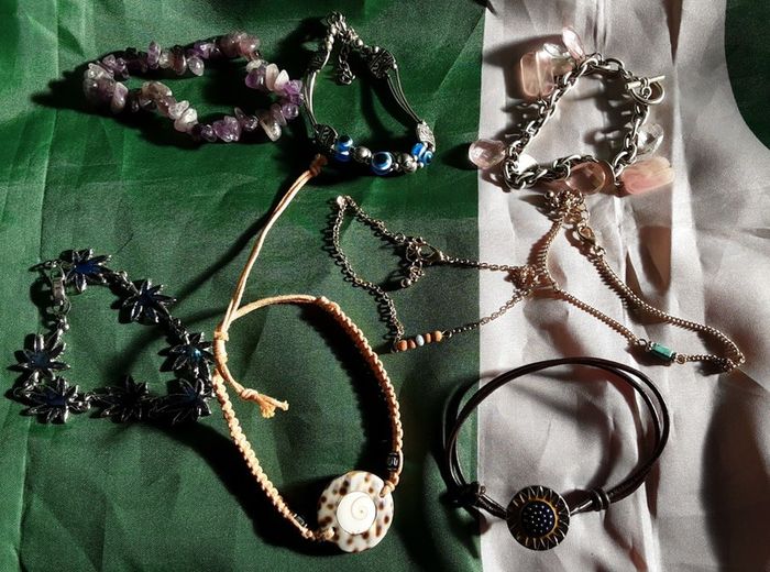 selection of costume jewellery, multiple