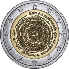 Portugal 2 Euro Commemorative coin 2024 - 50th Anniversary of the Revolution. Uncirculated.