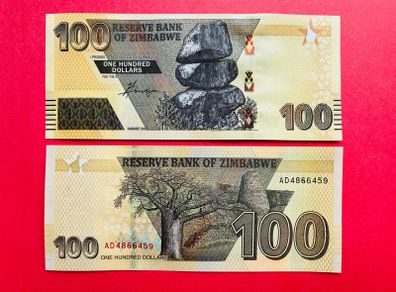 Zimbabwe. 100 Dollars 2020 ( Uncirculated )