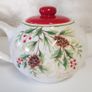 Delph Winter Christmas Tea Pot Image 4
