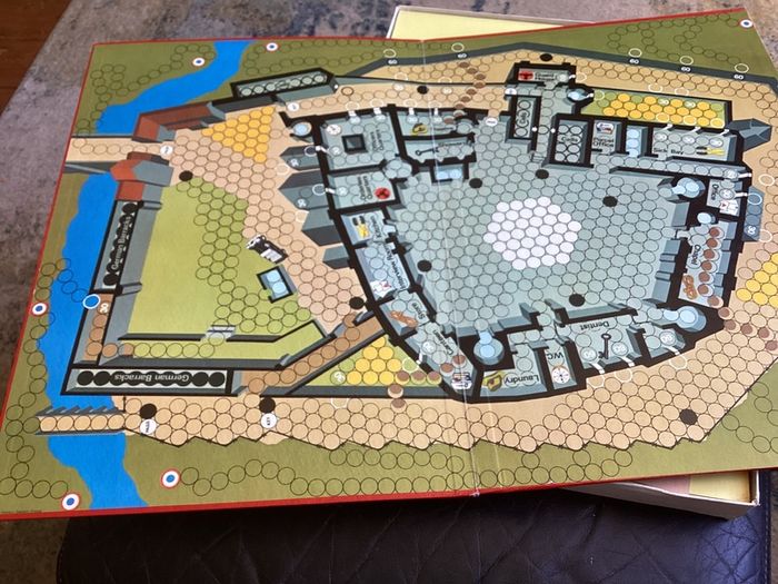 Escape from Colditz Vintage War Board Game by Parker Complete