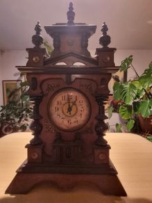 Antique wooden clock