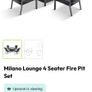 4 Seater Firepit Set Image 4