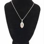 925 Vintage Abstract Silver Necklace Image 9