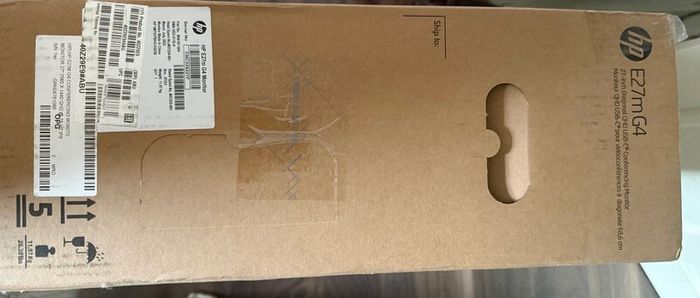HP brand new monitor, keyboard and mouse